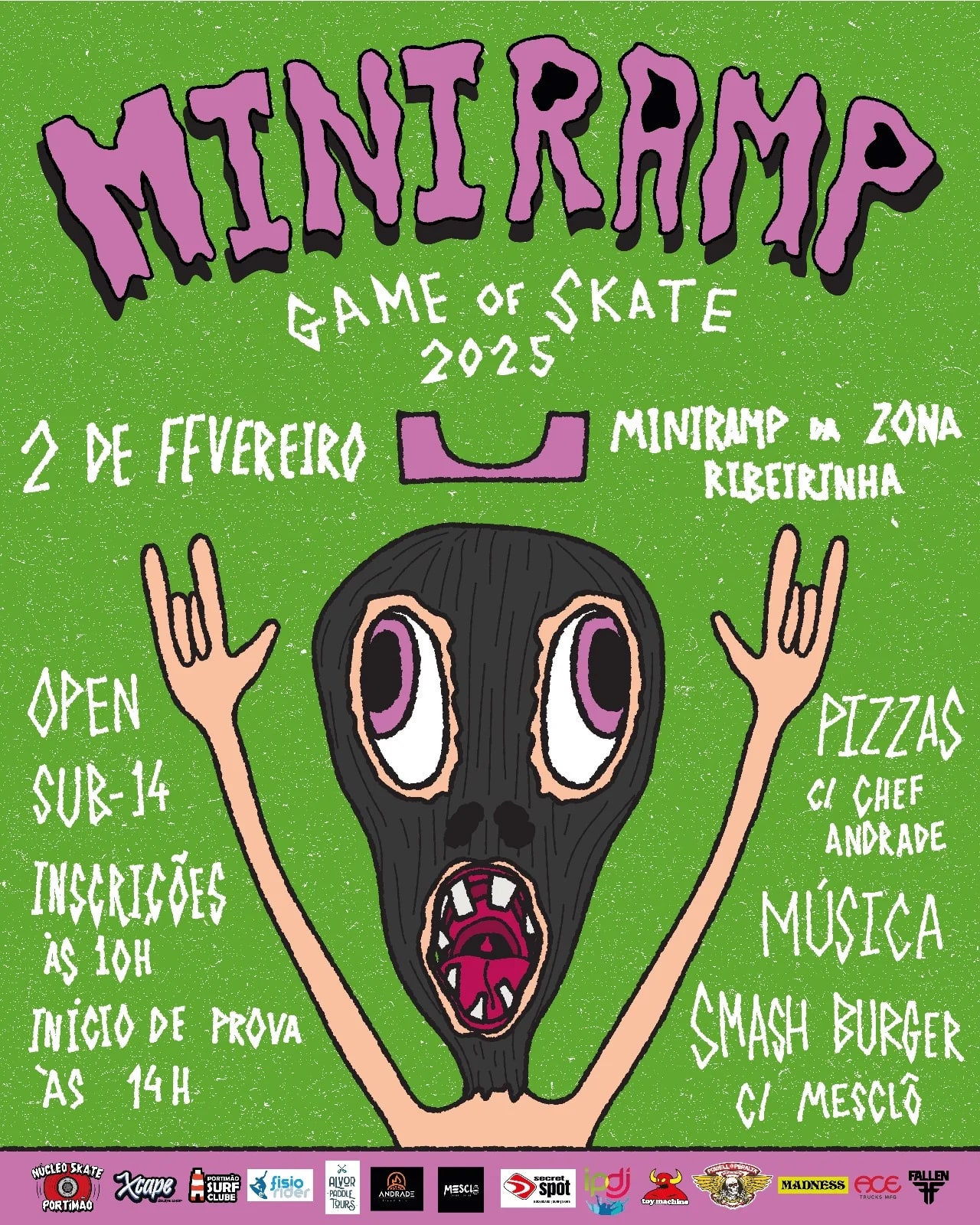 GAME OF SKATEBOARDING ON MINIRAMP
